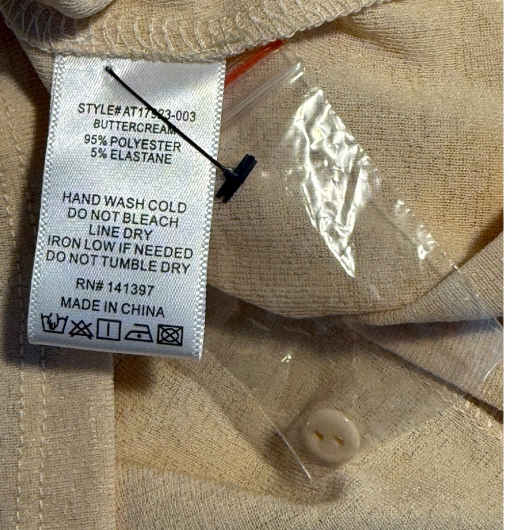 Astr The Label Ruched Long Sleeve Top Sweetheart Neckline Blouse Xl Nwot — image 8 of 8